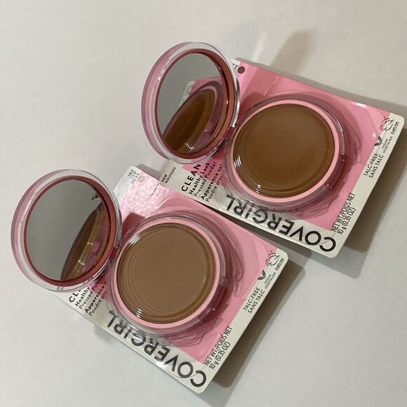 Covergirl Set 2 Clean Fresh 200 Rich Riche & 180 Tan Ocre Color - Picture 4 of 5